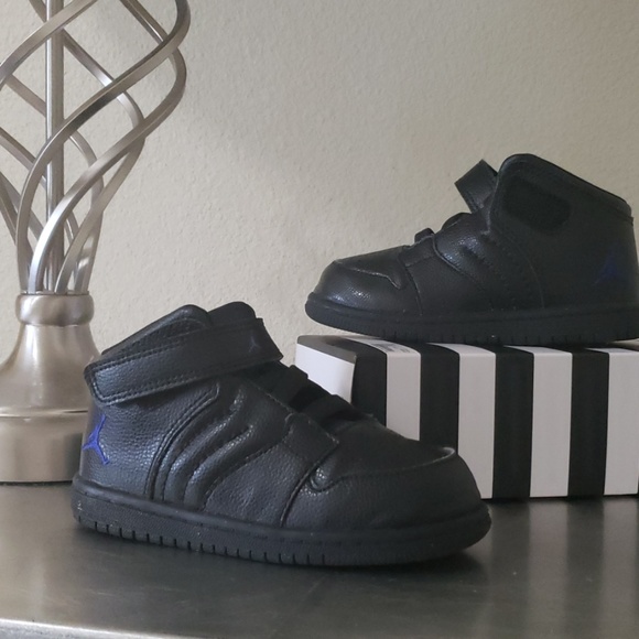 black infant jordans